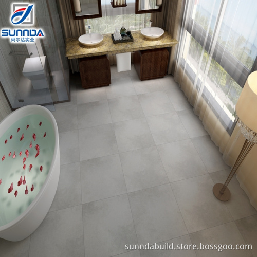 Hot Sale American designs Black Grey Cement Stone Look Tile Rustic Porcelain For Non slip Bathroom Floor Tiles